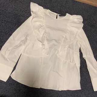 逃げ恥 新垣結衣着用 ZARA マッチングディテール付きオーガンザ