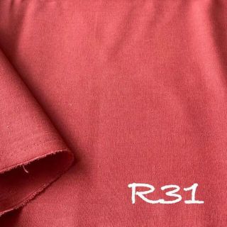 a63♡ハーフリネン♡R31ベゴニア2 M(生地/糸)