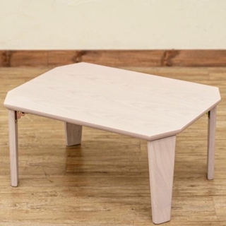 Rosslea 60×45cm 折り畳みテーブル ホワイトウォッシュ(折たたみテーブル)
