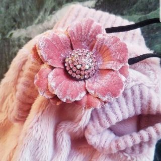 【新品】CanNana お花ネックアクセ   チョーカー  ネックリボン アクセ(ペット服/アクセサリー)