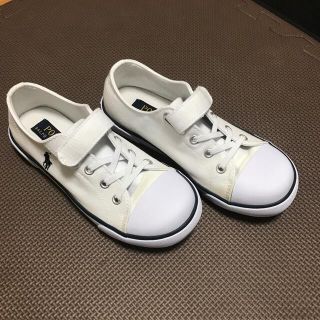 ポロラルフローレン(POLO RALPH LAUREN)のPOLO スニーカー20㎝未使用品　難あり(スニーカー)