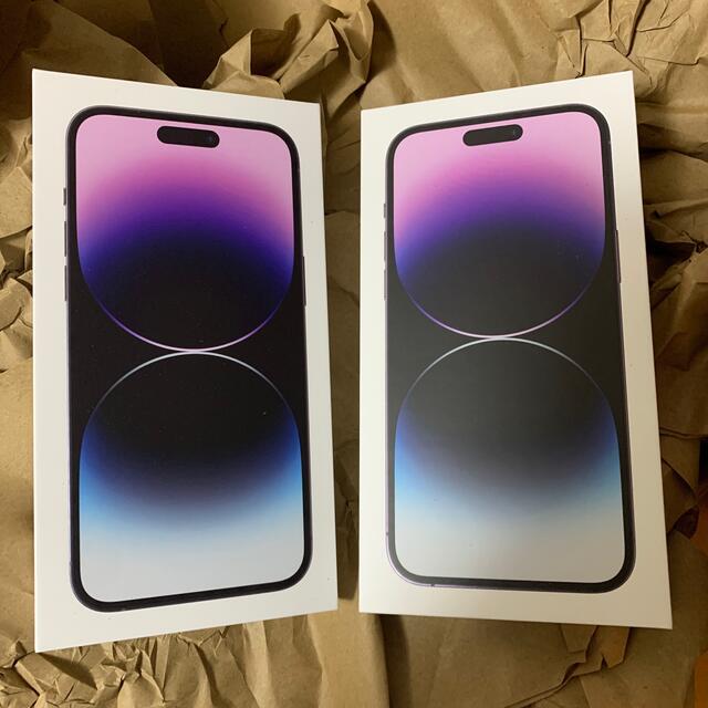 Apple - 【新品】iPhone14 promax 256GB ディープパープル　本体　2台
