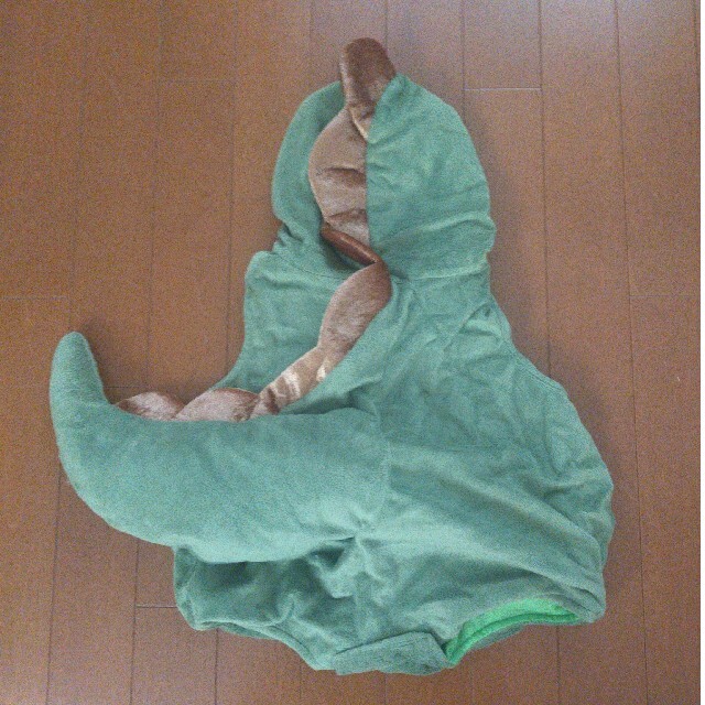 恐竜 コスプレ ベビー キッズ/ベビー/マタニティのベビー服(~85cm)(ロンパース)の商品写真