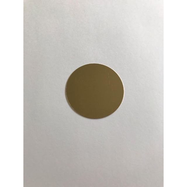 送料無料　真鍮コイン型　厚みt0.5×外径Φ30（mm表記）5枚セット | フリマアプリ ラクマ