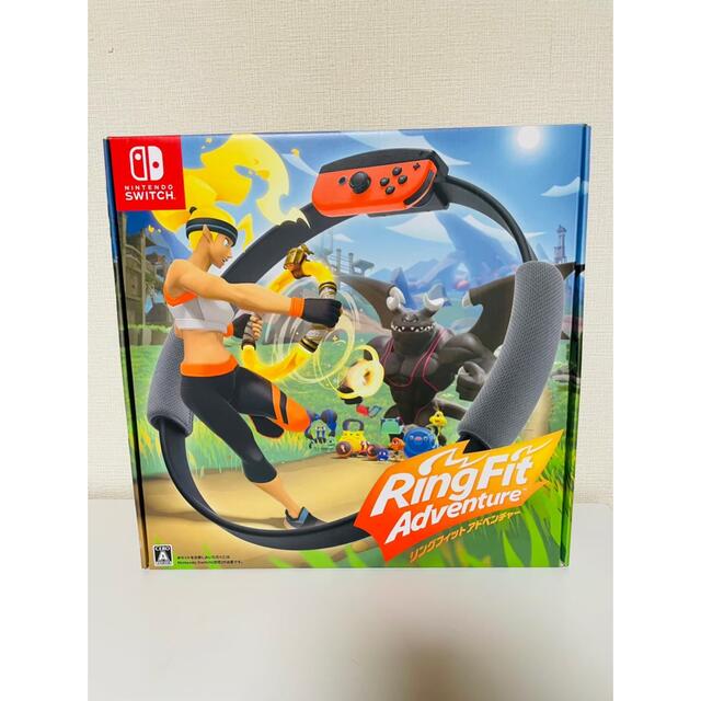 Nintendo Switch(ニンテンドースイッチ)のリングフィット　アドベンチャー エンタメ/ホビーのゲームソフト/ゲーム機本体(家庭用ゲームソフト)の商品写真