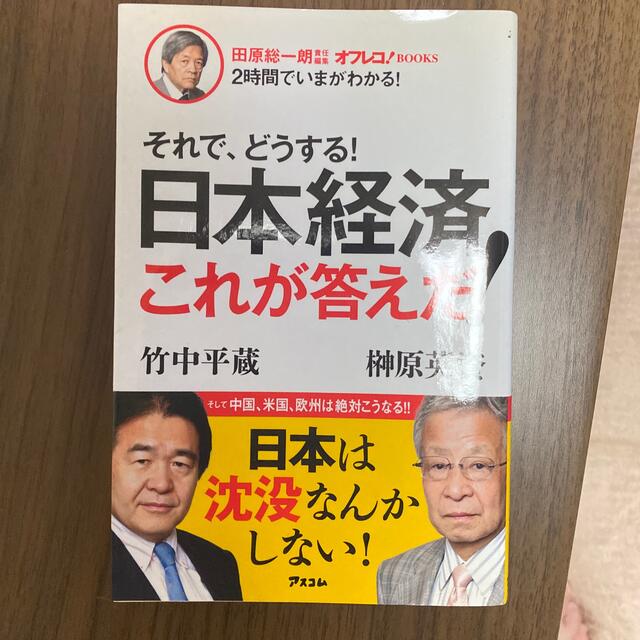 講談社(コウダンシャ)のそれで、どうする！日本経済これが答えだ！ エンタメ/ホビーの本(ビジネス/経済)の商品写真