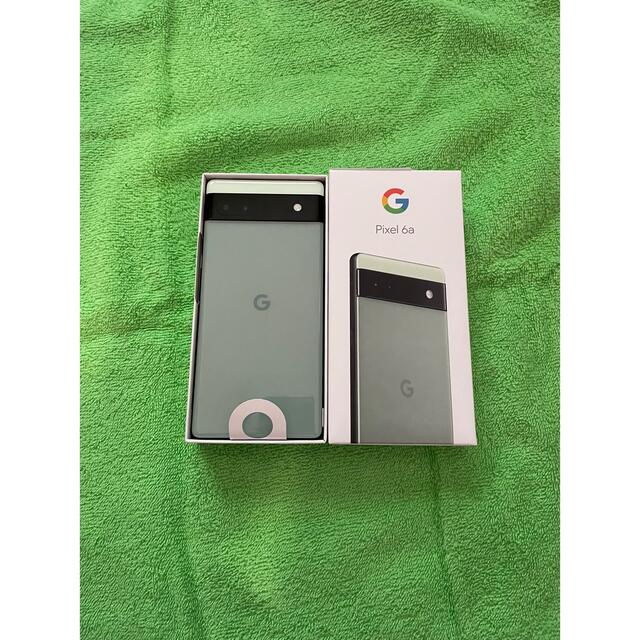 Google Pixel(グーグルピクセル)のGoogle Pixel6a Sage 128GB SIMフリー スマホ/家電/カメラのスマートフォン/携帯電話(スマートフォン本体)の商品写真