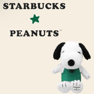 スターバックスコーヒー(Starbucks Coffee)のスターバックス スヌーピー　グリーンエプロン SNOOPY ぬいぐるみ(ぬいぐるみ)