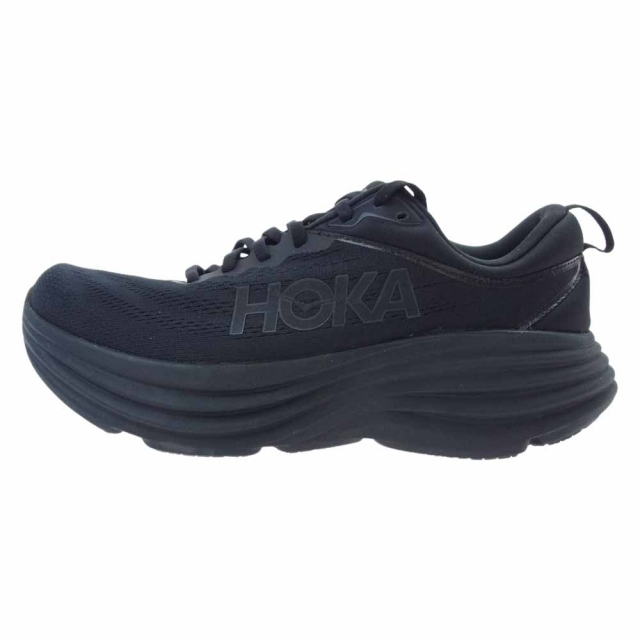 275cmアウトソールホカ オネオネ HOKA ONEONE スニーカー 1123202 BBLC BONDI 8 ボンダイ 8 スニーカー ブラック系 27.5cm【新古品】【未使用】