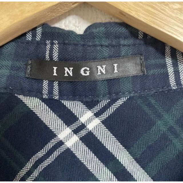 INGNI(イング)のチェックシャツ レディースのトップス(シャツ/ブラウス(長袖/七分))の商品写真