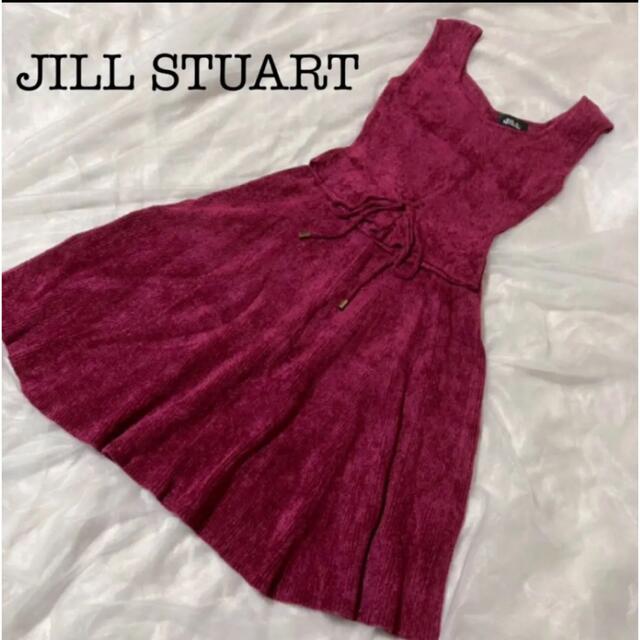 JILLSTUART(ジルスチュアート)のJILL STUART セットアップ　スカート  ノースリーブニット レディースのレディース その他(セット/コーデ)の商品写真