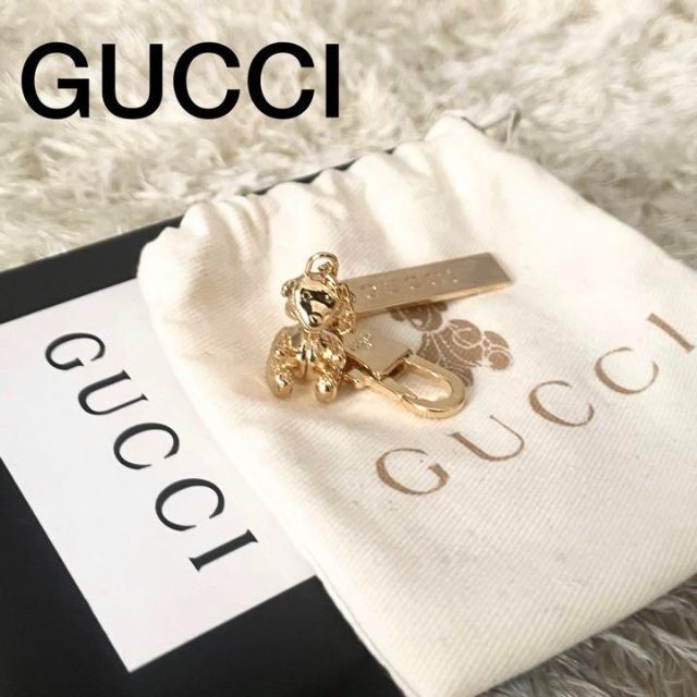 オンラインストア割 未使用に近い✨GUCCI キーホルダー テディベア