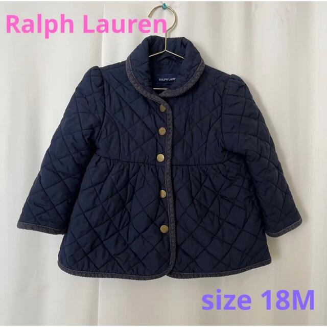 Ralph Lauren(ラルフローレン)のRalphLauren  キルティング　ジャケット　コート　 size 18M キッズ/ベビー/マタニティのベビー服(~85cm)(ジャケット/コート)の商品写真