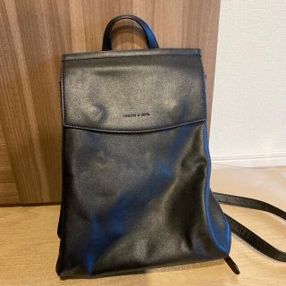 Charles and Keith - チャールズアンドキース リュックの通販 by り's ...