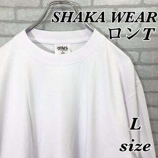 SHAKA WEAR ホワイト MAX HEAVYWEIGHT ロングTシャツ(Tシャツ/カットソー(七分/長袖))