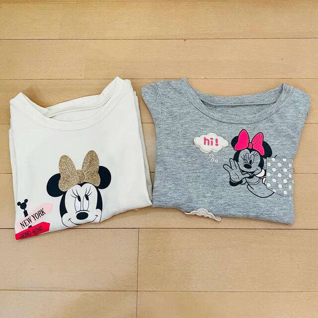 GAP(ギャップ)のミニーマウス　ロンT カットソー　2点セット　GAP キッズ/ベビー/マタニティのキッズ服女の子用(90cm~)(Tシャツ/カットソー)の商品写真