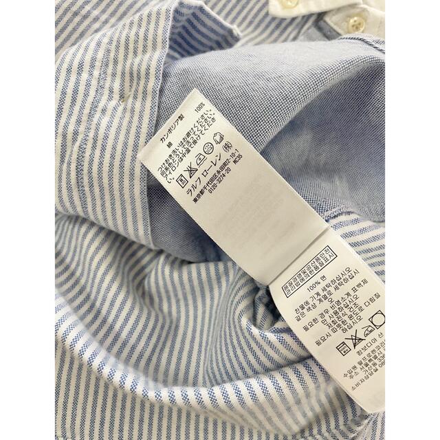 Ralph Lauren(ラルフローレン)のラルフローレン　長袖　ストライプ　シャツ　12M 80サイズ キッズ/ベビー/マタニティのベビー服(~85cm)(シャツ/カットソー)の商品写真
