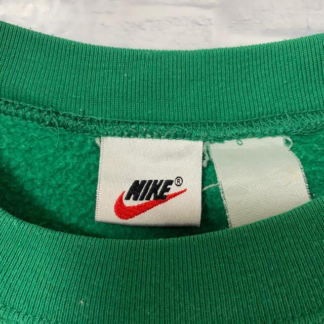 希少‼️NIKE  銀タグ 90s USA 刺繍ロゴ 超希少 グリーン 1093