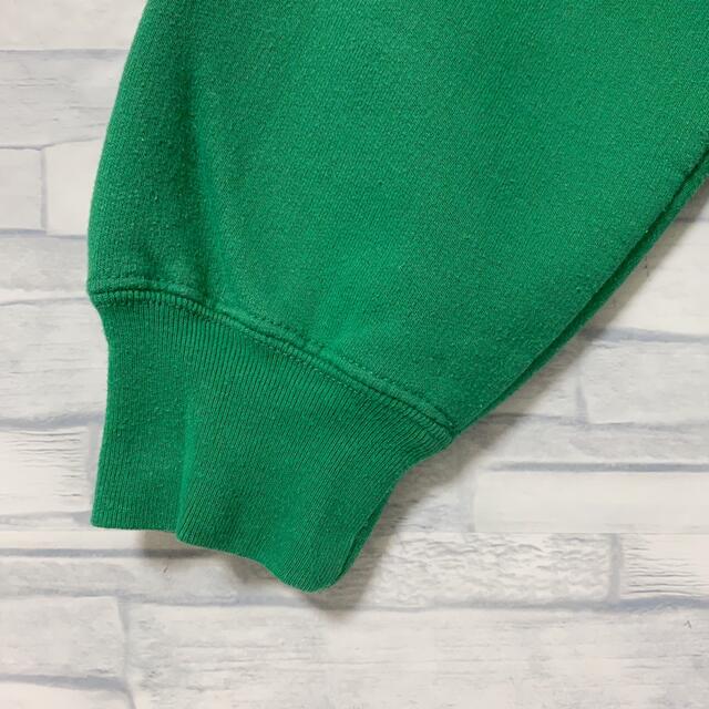 NIKE(ナイキ)の【希少カラー】90s レアデザイン ナイキ  銀タグ 3連ロゴスウェット 緑 メンズのトップス(スウェット)の商品写真