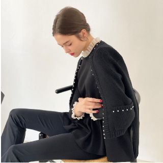 ☆新品未使用☆ ツルバイマリコオイカワ LUDMILA パールカーディガン