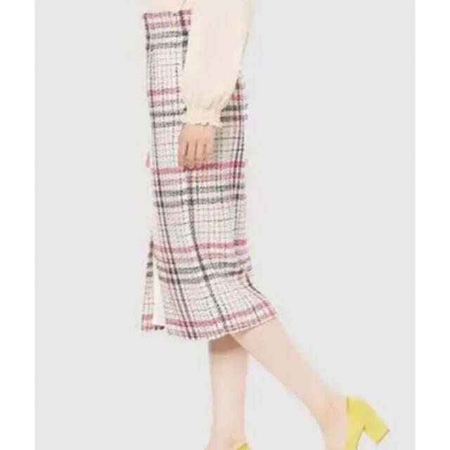 Mila Owen(ミラオーウェン)のミラオーウェン　ツイードスカート レディースのスカート(ロングスカート)の商品写真