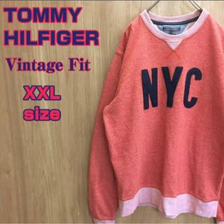 トミーヒルフィガー(TOMMY HILFIGER)の【TOMMY HILFIGER】ビッグワッペン 長袖 スウェット(スウェット)