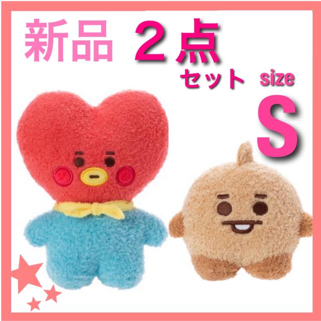 BT21 フルーツぬいぐるみM  CHIMMYとTATA　2個セット