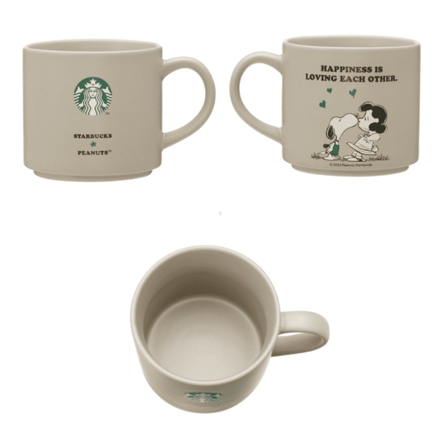 Starbucks Coffee(スターバックスコーヒー)の【新品未使用】 スタバ スヌーピー マグカップ グレー インテリア/住まい/日用品のキッチン/食器(容器)の商品写真