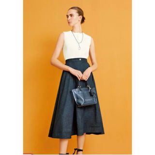 フォクシー(FOXEY)の2022 FOXEY スカート　 "BROOKE SKIRT"(ロングスカート)