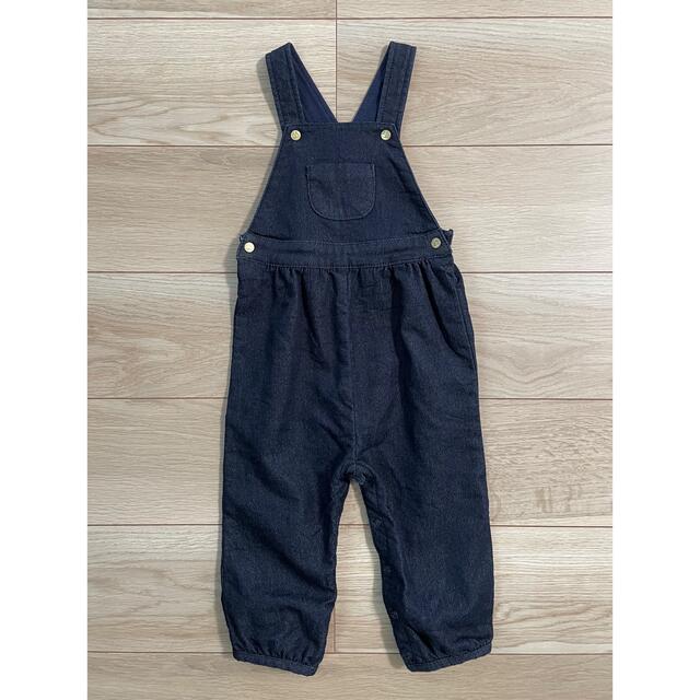 PETIT BATEAU(プチバトー)のプチバトー  スウェット　サロペット　オーバーオール　パンツ　24m86cm キッズ/ベビー/マタニティのキッズ服男の子用(90cm~)(パンツ/スパッツ)の商品写真