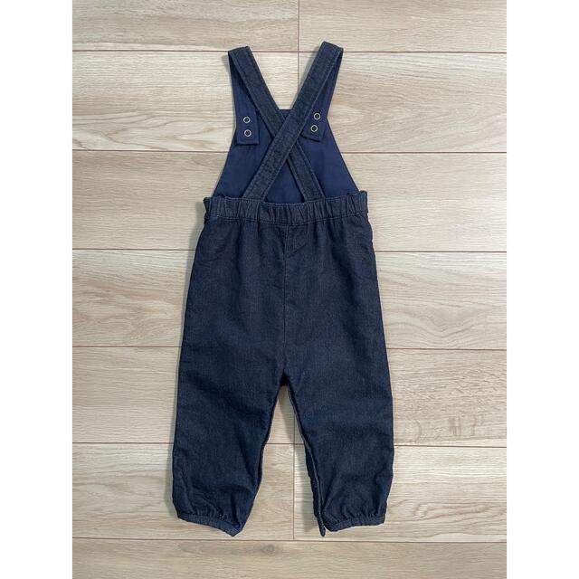 PETIT BATEAU(プチバトー)のプチバトー  スウェット　サロペット　オーバーオール　パンツ　24m86cm キッズ/ベビー/マタニティのキッズ服男の子用(90cm~)(パンツ/スパッツ)の商品写真