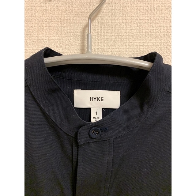 ブランド hyke グログランバンドカラーシャツ kpSQq-m45436128619 サイズ