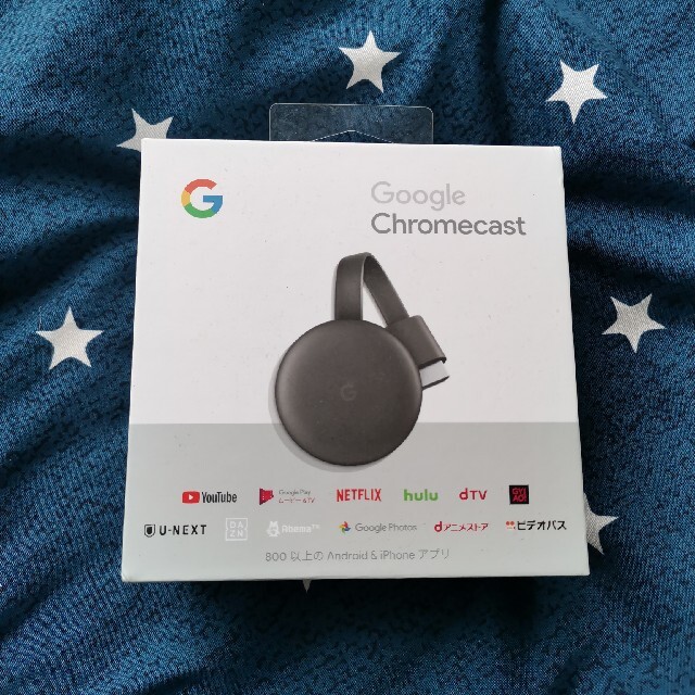 Google(グーグル)のChromecast スマホ/家電/カメラのテレビ/映像機器(映像用ケーブル)の商品写真