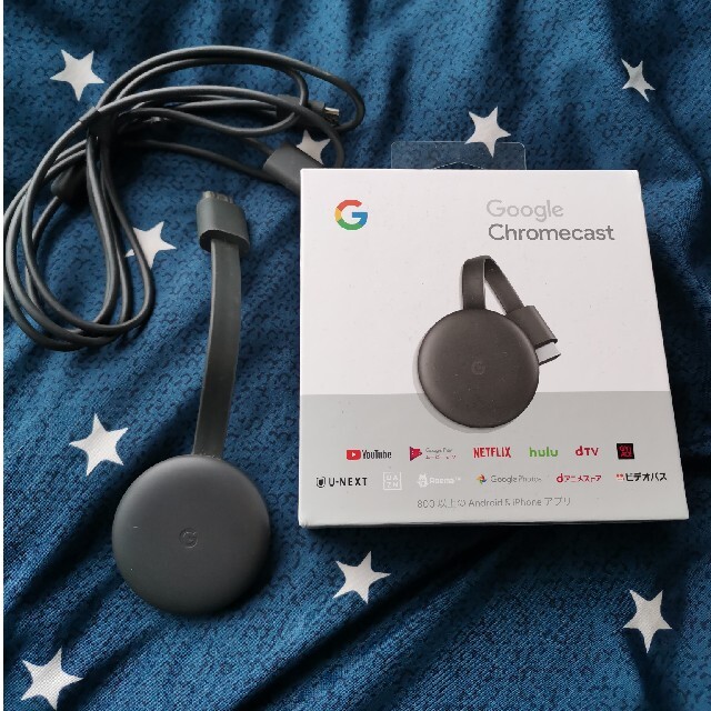 Google(グーグル)のChromecast スマホ/家電/カメラのテレビ/映像機器(映像用ケーブル)の商品写真