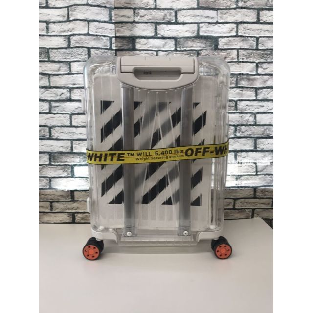 評価 オフホワイト x リモワ シースルーミニケース OFFWHITE RIMOWA