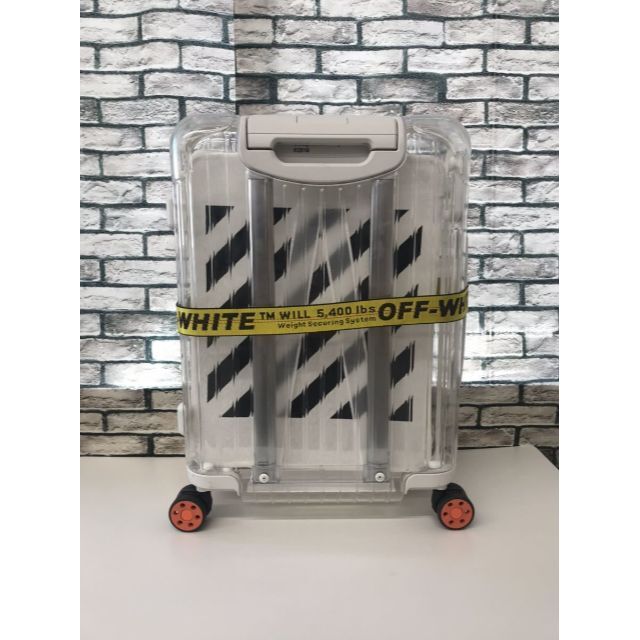 純正早割OFF-WHITE - オフホワイト×リモワ☆シースルー ...