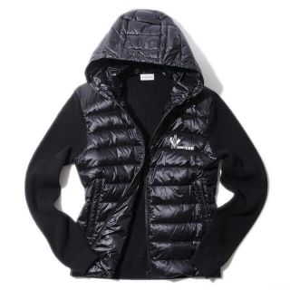 モンクレール(MONCLER)の★新作★ MONCLER TRICOT ニットダウン カーディガン XL　ロゴ(ダウンジャケット)