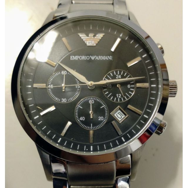 Emporio Armani(エンポリオアルマーニ)の4007 EMPORIO ARMANI メンズ 時計 AR-2434クロノグラフ メンズの時計(腕時計(アナログ))の商品写真