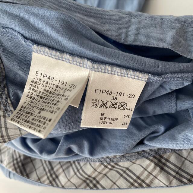 BURBERRY BLUE LABEL(バーバリーブルーレーベル)の【バーバリー】ワンピース　チュニック　ルームウェア レディース　38 M レディースのワンピース(ひざ丈ワンピース)の商品写真