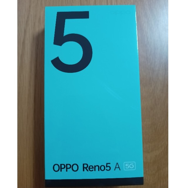 新品未開封品　OPPO Reno5 A (eSIM版) シルバーブラック