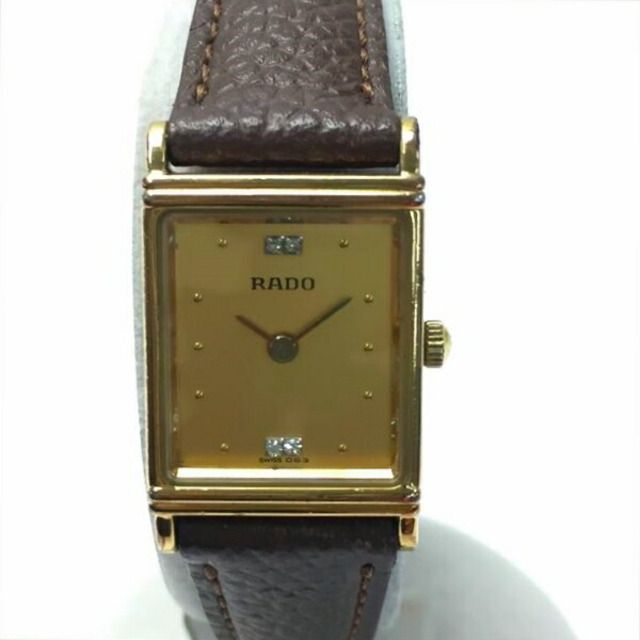 RADO - RADO ラドー クォーツ レディース 腕時計 204.5347.2 ゴールド 