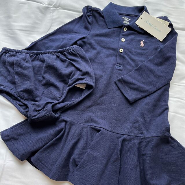 POLO RALPH LAUREN(ポロラルフローレン)の【mimi様専用】ラルフローレン ポロワンピ キッズ/ベビー/マタニティのベビー服(~85cm)(ワンピース)の商品写真