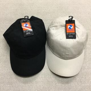 ニューハッタン(newhattan)の新品 ニューハッタン キャップ 帽子 cap レディースメンズ 黒パティ 2個(キャップ)