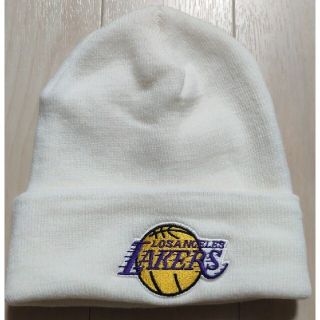 未使用 TEXACE レイカーズ ニット帽 NBA LAKERS ビーニー