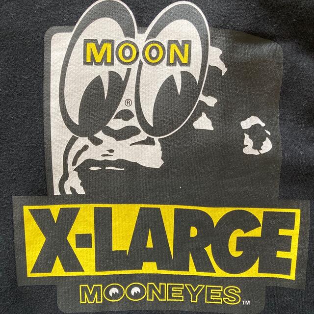 XLARGE(エクストララージ)の希少　XLARGE  moon 裏起毛厚手パーカー メンズのトップス(パーカー)の商品写真