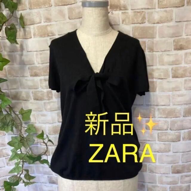 ZARA(ザラ)の感謝sale❤️2900❤️新品✨ZARA①❤️ゆったり＆可愛いトップス レディースのトップス(カットソー(半袖/袖なし))の商品写真