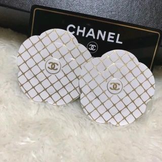 シャネル(CHANEL)のCHANEL ホワイトゴールド カメリアステッカー 2枚set(ラッピング/包装)