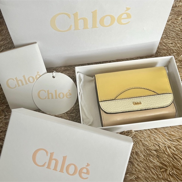 レディースChloe クロエ WALDEN ウォールデン コンパクト レザー 三つ折り財布