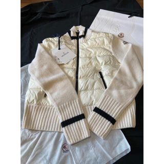 モンクレール(MONCLER)のモンクレール　ニットダウンカーディガン(カーディガン)