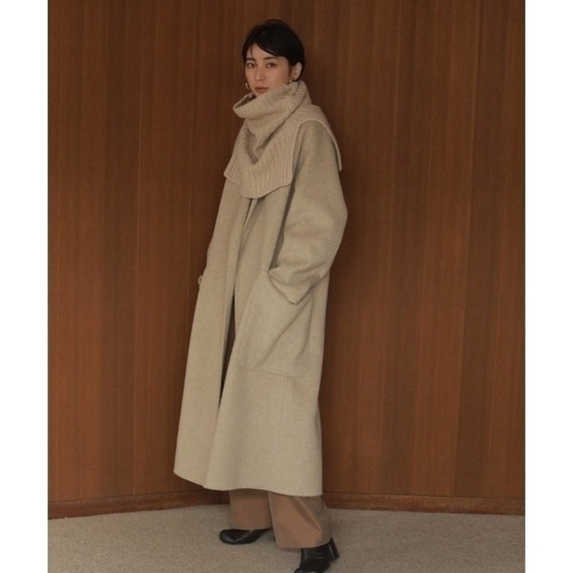 【美品】TODAYFUL ボリュームニットネックウォーマー ストール マフラー